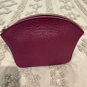 Portland Leather Seashell Pouch - Large color Iris